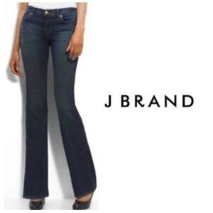 J BRAND Mid Rise Bootcut Dark Wash Stretch Jean Size 26